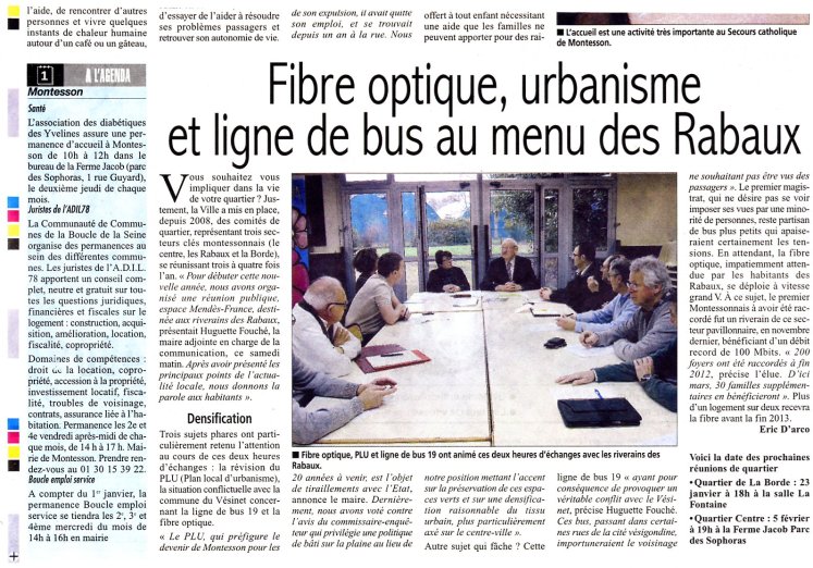 Courrier des Yvelines ligne 19 au menu des Rabaux